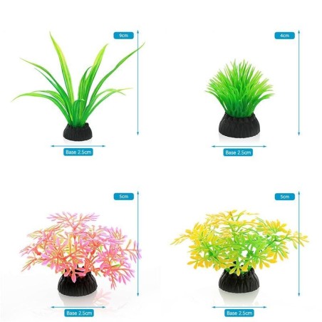 Aquarium Dekorative Simulation Wasserpflanze Aquarium Landschaft Ornament Gras 11