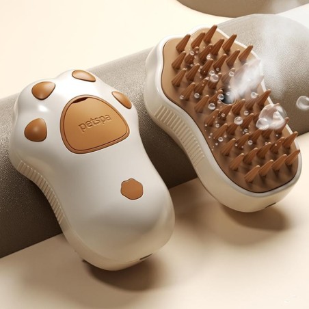 3 in 1 Dampfbürste für Haustiere, Hundebürste, Katzendampfbürste, elektrischer Spray, Katzenhaarbürste, Kamm, Massage, Hausti