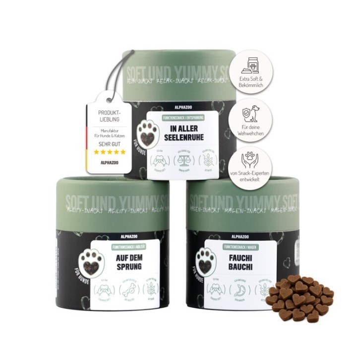 ALPHAZOO Probierset Funktion-Snacks I Bundle