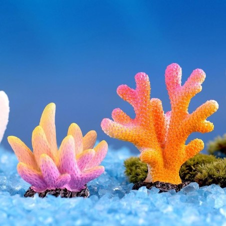 Bunte Mini künstliche Koralle süße dekorative Aquarium Fisch Tank Dekoration 27