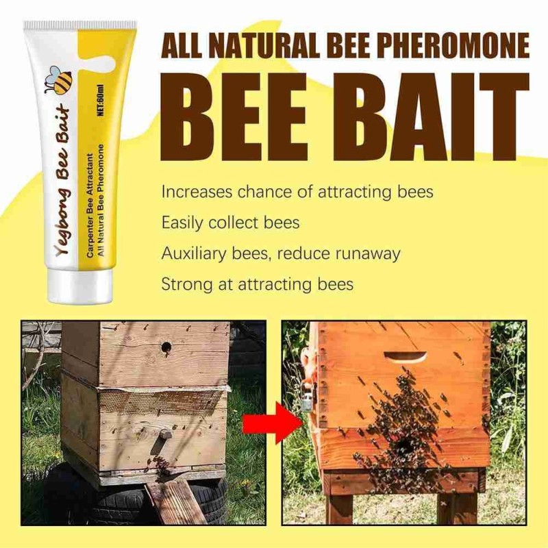 60 ml Bienenköder Schwarmköder Pheromone Bienenstock Bienenzucht 2022 Schwarm NEU Q0P8 60ml-One-size