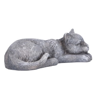 Imitation Stein Haustier Memorial Grabstein Katze Hund Gedenk Harz Handwerk Grabstein für Rasen grau