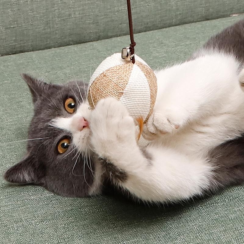 1PC Teaser Feder Spielzeug Kätzchen Lustige Bunte Stange Katze Zauberstab Spielzeug Holz Haustier Katze Spielzeug Interaktive