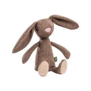 HUNTER Hunde-Plüschspielzeug Marle Hase braun, Länge: ca. 35 cm