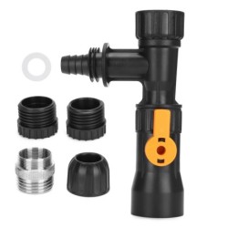 Aquarium Aquarium Wasserwechsler Ersatz Wasserhahn Düsen Pumpe mit 2 Wasserhahn Adapter