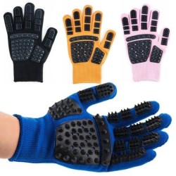 Haustier-Handschuh, Katzenpflege-Handschuh, Katzenhaar-Enthaarungsbürste, Handschuhe, Hundekamm für Katzen, Bad, saubere Mass