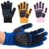 Haustier-Handschuh, Katzenpflege-Handschuh, Katzenhaar-Enthaarungsbürste, Handschuhe, Hundekamm für Katzen, Bad, saubere Mass