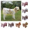 Xs-8XL Modischer Regenmantel für Hunde, wasserdicht, transparent, mit farbigen Kanten und Druckknopf-Design, für große Hunde