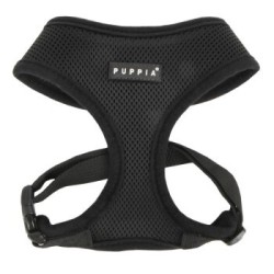 Puppia Soft Brustgeschirr schwarz XS