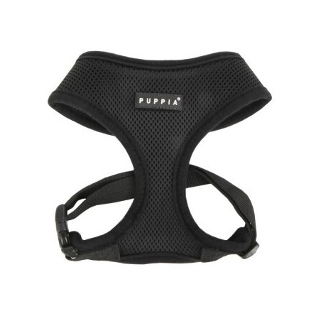 Puppia Soft Brustgeschirr schwarz XS
