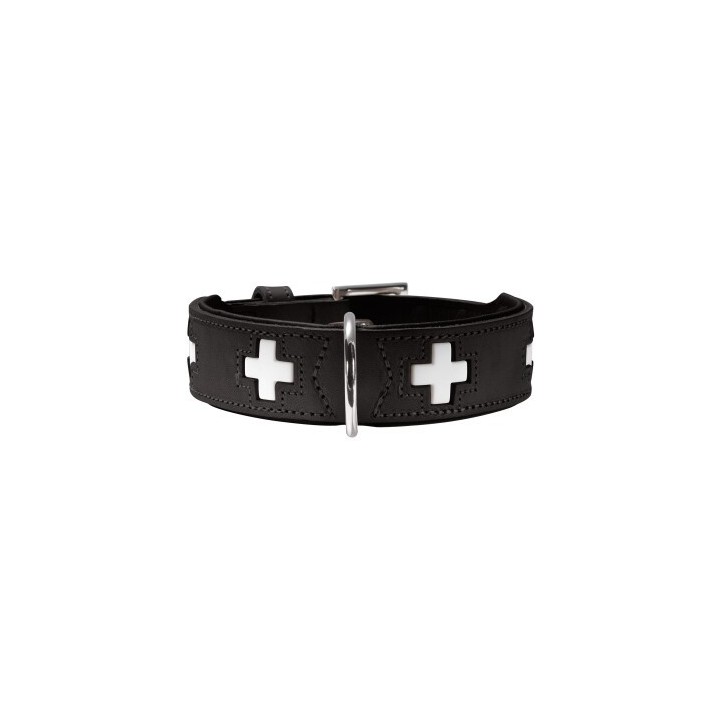 Hunter Halsband Swiss schwarz 50 cm