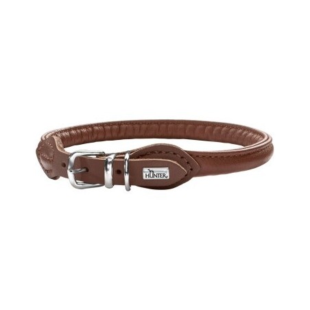 Hunter Halsband Round & Soft braun 35 cm