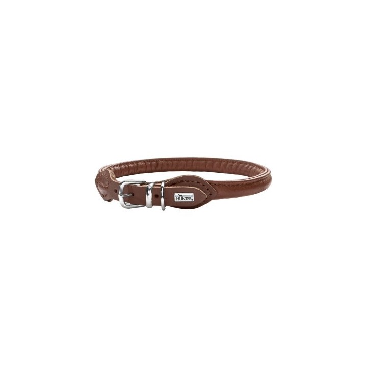Hunter Halsband Round & Soft braun 35 cm