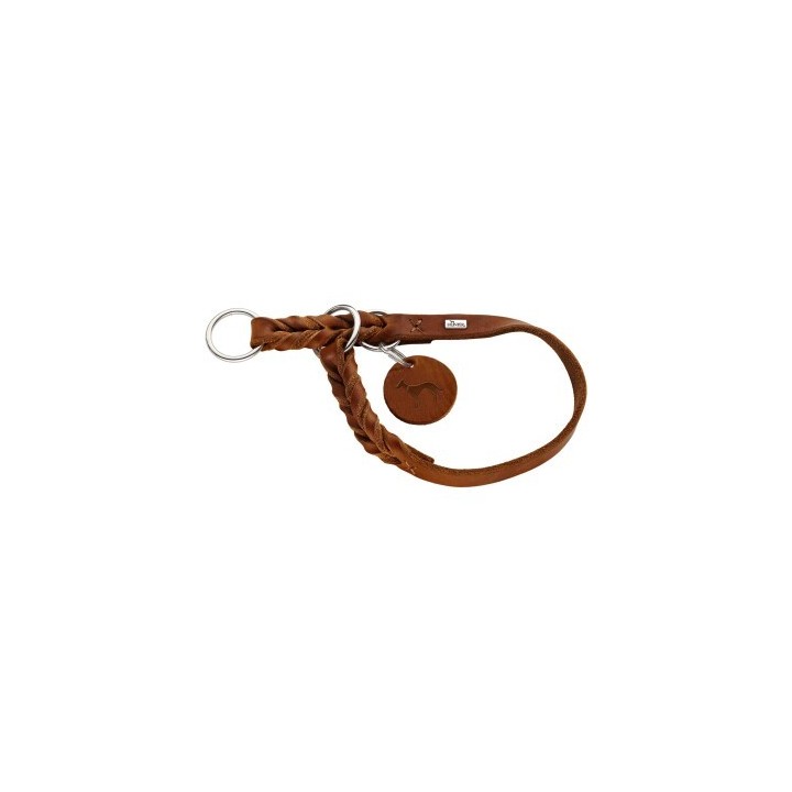 Hunter Dressurhalsung Solid Education cognac 45 cm