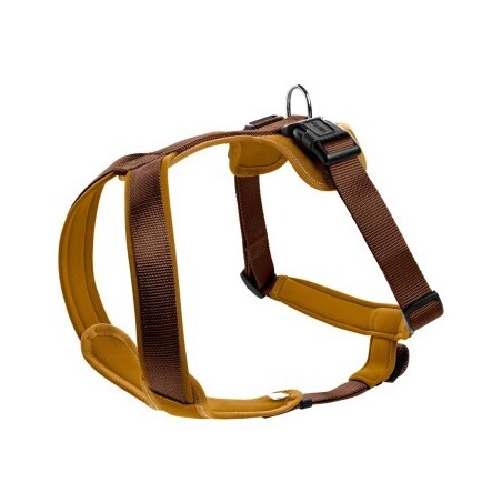 Hunter Geschirr Neopren braun/ caramell M