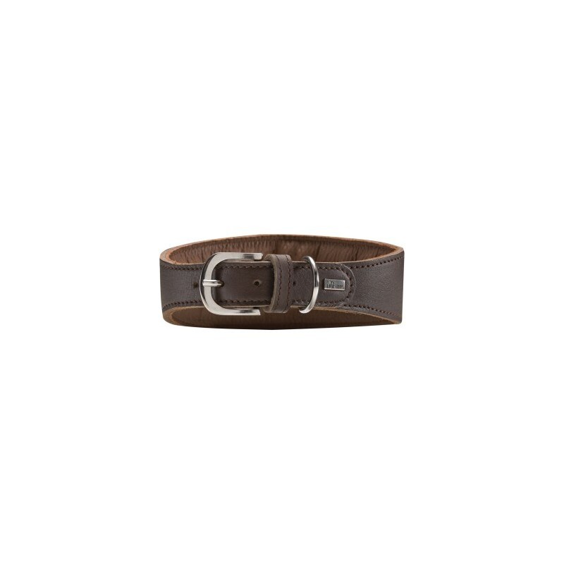 Hunter Windhundhalsband Super Soft dunkelbraun 52 cm