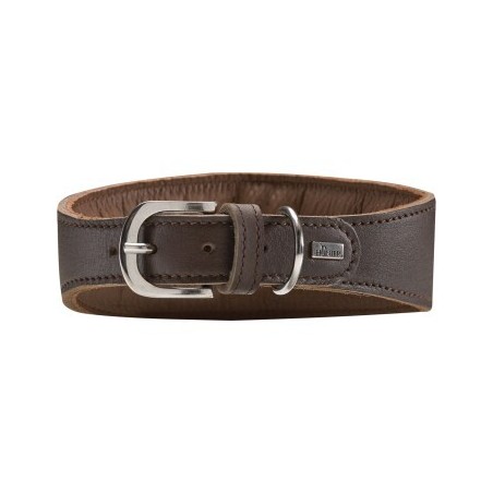 Hunter Windhundhalsband Super Soft dunkelbraun 52 cm