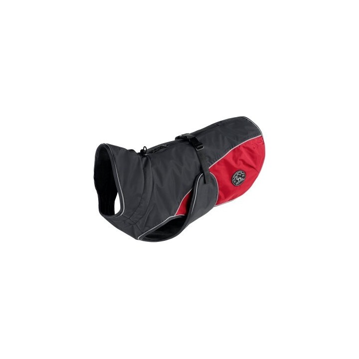 Hunter Hundemantel Uppsala Cozy anthrazit/ rot 55 cm