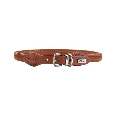 Hunter Halsband Round & Soft Canadian Up cognac 45 cm