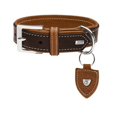 Hunter Halsband Tara dunkelbraun 45 cm