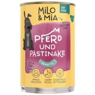 Milo & Mia Pferd & Pastinake 24x400 g