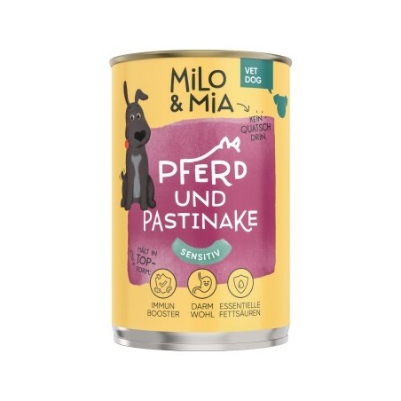 Milo & Mia Pferd & Pastinake 24x400 g