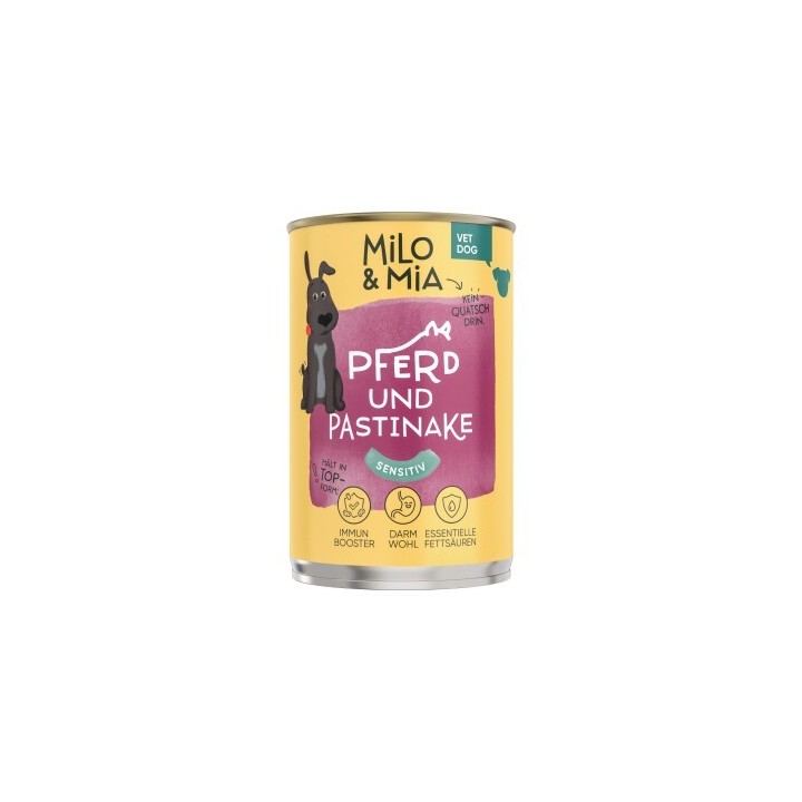 Milo & Mia Pferd & Pastinake 24x400 g