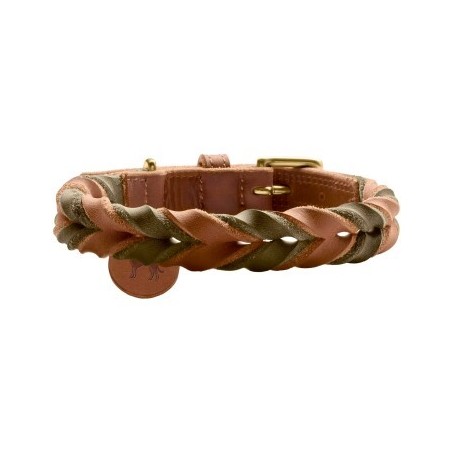 Hunter Halsband Solid Education Duo cognac 40 cm
