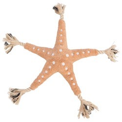 TRIXIE Hunde-Plüschspielzeug Be Nordic Seestern Jane sand, Länge: ca. 32 cm