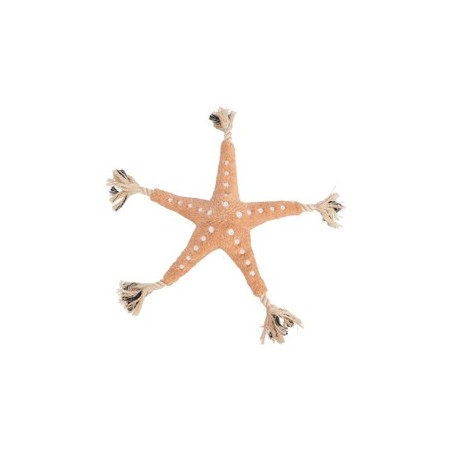 TRIXIE Hunde-Plüschspielzeug Be Nordic Seestern Jane sand, Länge: ca. 32 cm