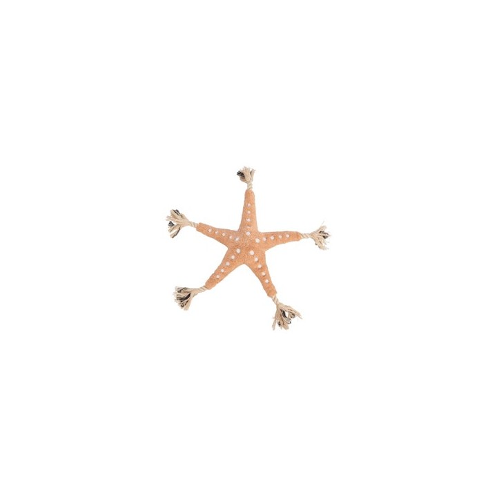 TRIXIE Hunde-Plüschspielzeug Be Nordic Seestern Jane sand, Länge: ca. 32 cm