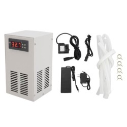 Aquarium-Kühler, leise, konstante Temperatur, Kühlung, Heizung, Wasserkühler für 20-Liter-Aquarium, 70 W