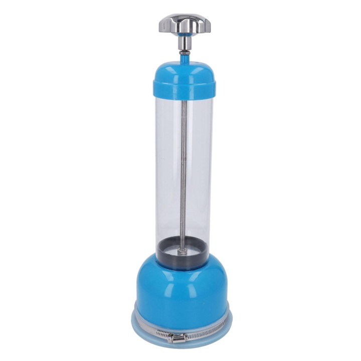 Kalb Atempumpe Edelstahl Einstellbare Saug Tragbare Neugeborenen Kalb Atemschutz für blau