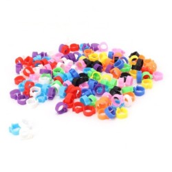 200 STÜCKE 8mm Tauben Fußring Bunte Tauben Bein Band Identifikation Ringe Keine Worte