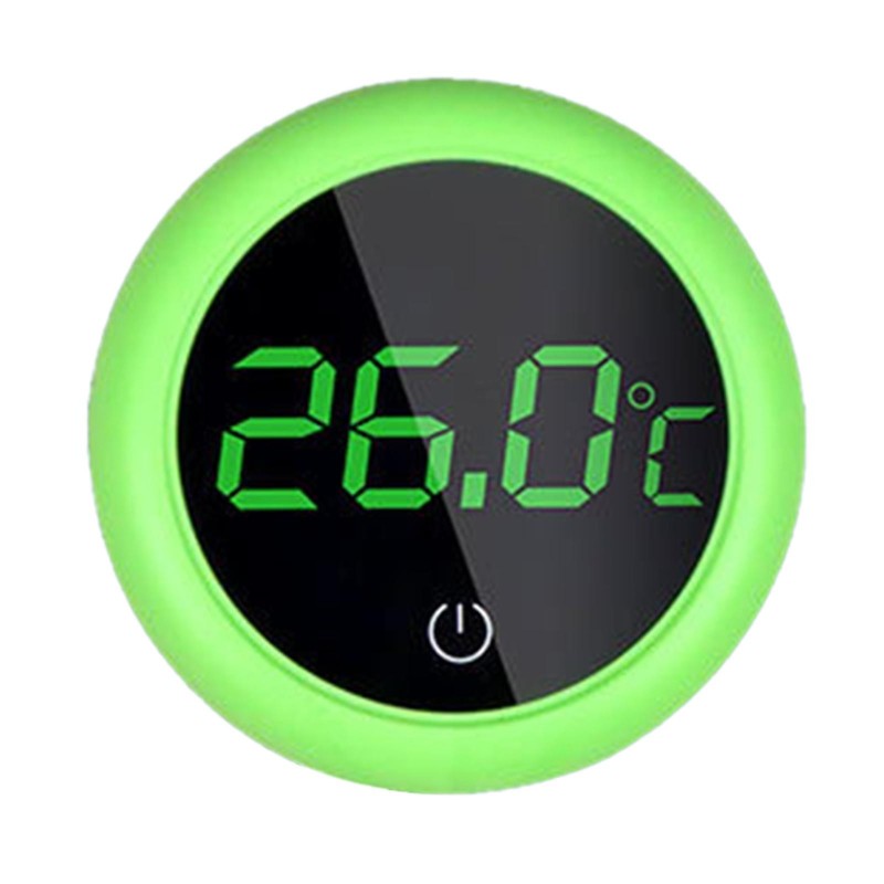 Digitales Aquarium-Thermometer, Touchscreen, Aquarium-Thermometer, selbstklebendes LED-Display, keine unordentlichen Kabel im