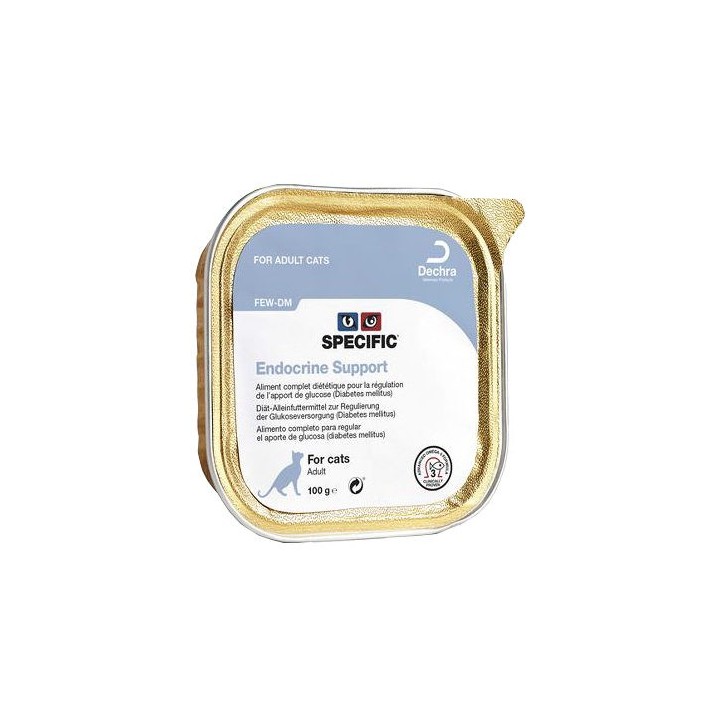 Specific Endocrine Support FEW-DM Katzenfutter - Schälchen - 7 x 100 g