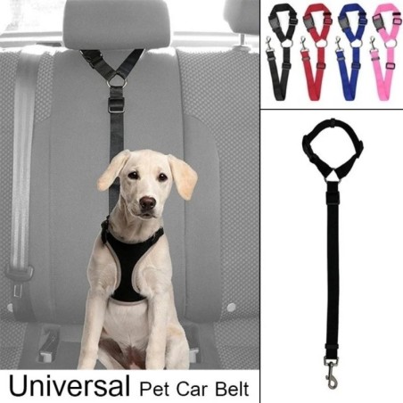 Verstellbarer Hundesicherheitsgurt, Hundegeschirr, Haustierauto-Sicherheitsgurt, Haustier-Sicherheitsleine, Führt für Hunde/K