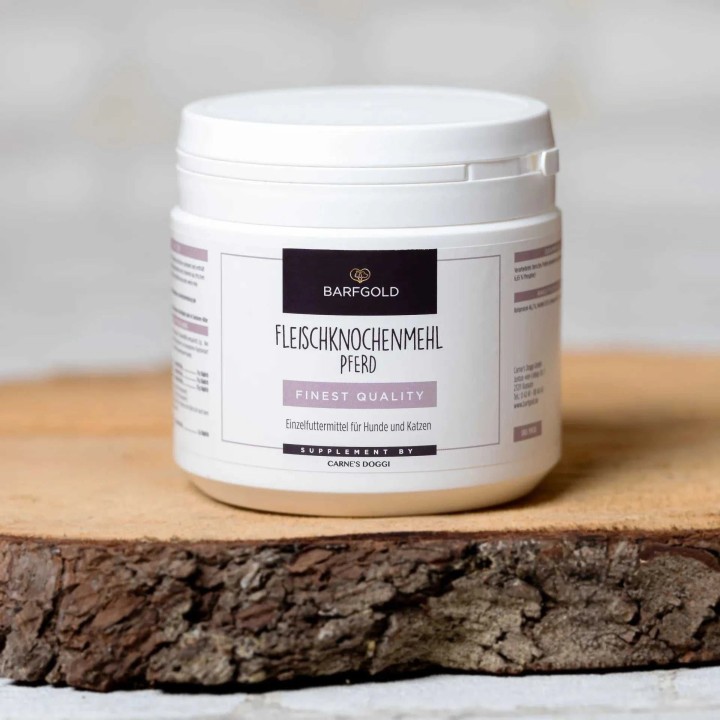 Fleischknochenmehl Pferd 250 g Dose