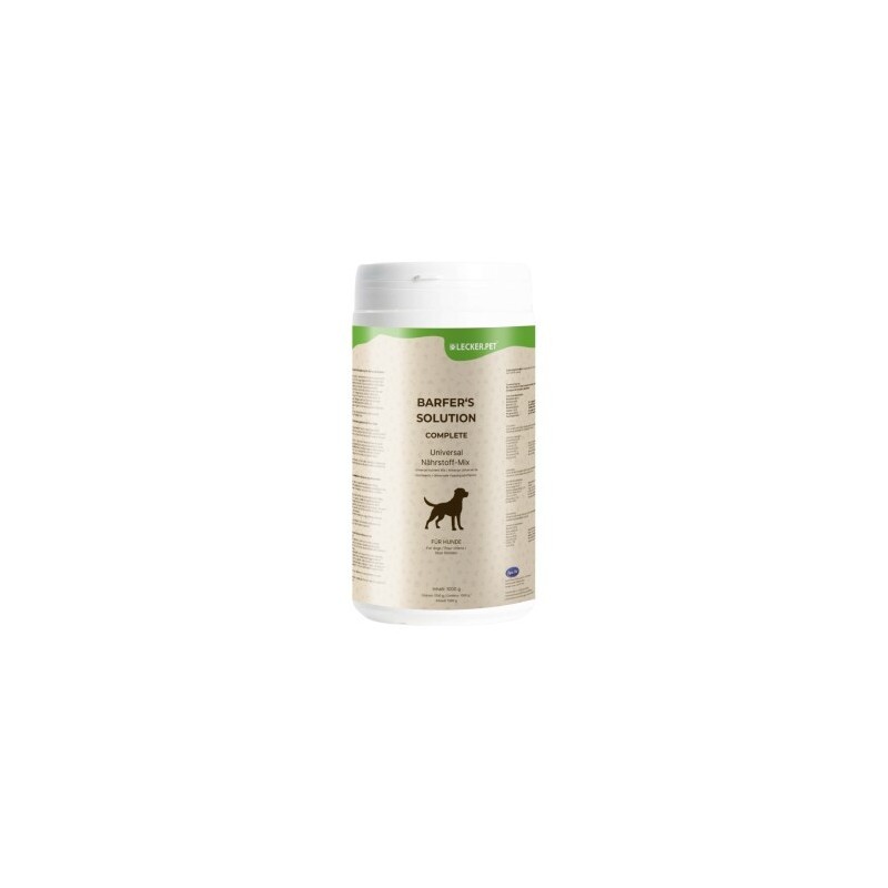 Lyra Pet Lecker.Pet Barfer's Solution Complete Universal Nährstoff Mix Pulver für Hunde 6x1 kg