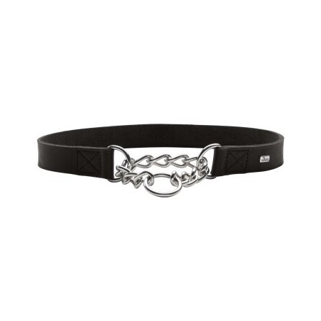 Hunter Halsung mit Kette Aalborg schwarz 40 cm