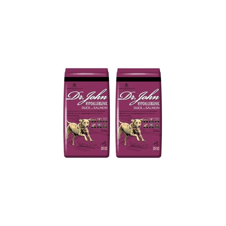 Dr John Ente und Lachs 2x12,5 kg