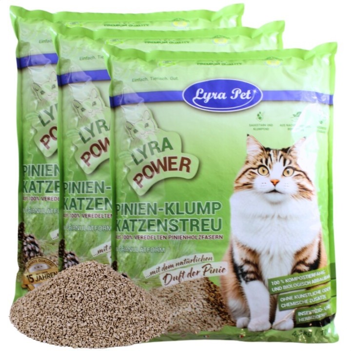 Lyra Pet Lyra Power Pinien Katzenstreu klumpend