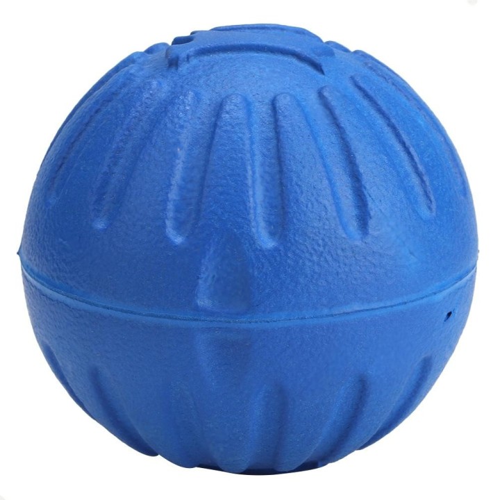 1 stücke EVA Hund Ball Spielzeug Pet Biss Beständig Kauen Spielzeug Haustiere Interaktive Bälle(blau) blau