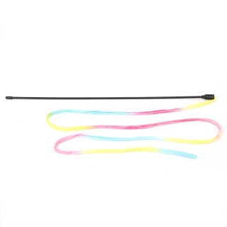 Lustiges Katzen-Kätzchen-Haustier-Spielspielzeug Katzen-Tuch-Teaser-Stick-Chaser Interaktives Spielzeug