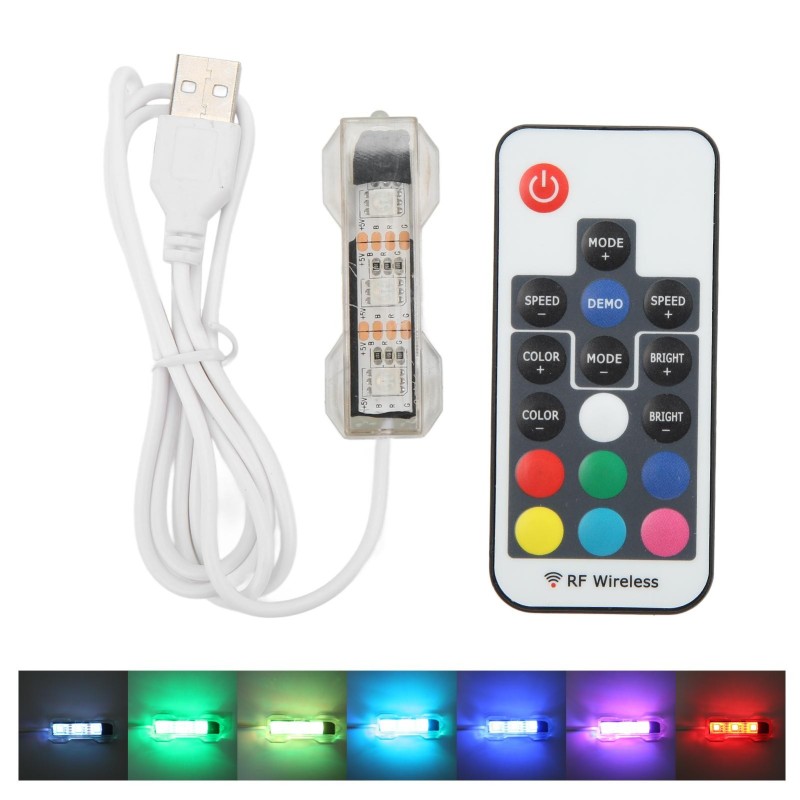 LED Aquarium Licht Micro Landschaft Fisch Tank Fernbedienung Licht für Mittlere Kleine Fische Tanks mit