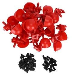 20 stücke Küken Wasser Schüssel Automatische Trinkbecher Rot Geflügel Wasser Trinker Waterer Pet Liefert