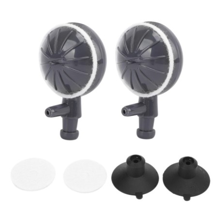 Luftpumpen-Steinblasen-Diffusor mit Saugnäpfen für Hydrokultur-Aquarien und Fischtanks