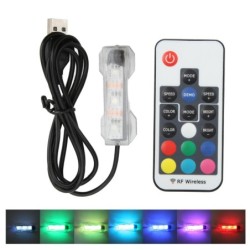 LED Aquarium Licht Micro Landschaft Fisch Tank Fernbedienung Licht für Mittlere Kleine Fische Tanks mit