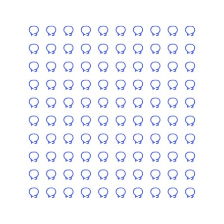100 STÜCKE 8mm Tauben Identifikation Bein Ringe Geflügel Bein Bänder Keine Worte Tauben SuppliesDark Blau dunkelblaue