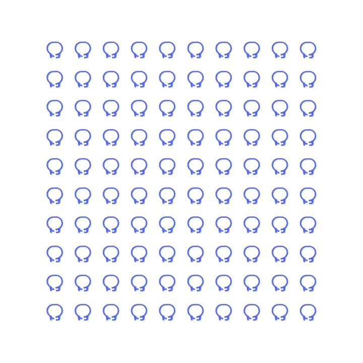 100 STÜCKE 8mm Tauben Identifikation Bein Ringe Geflügel Bein Bänder Keine Worte Tauben SuppliesDark Blau dunkelblaue